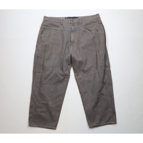 Vintage 90s Marithe Francois Girbaud Mens 40x26 Distressed Baggy Denim Jeans - Picture 1 of 16